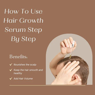 How To Use Hair Growth Serum Step By Step - OMAKAZI BEAUTY